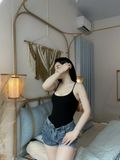  Bodysuit thun hai dây co giãn ôm sát body 
