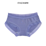  Quần lót Cotton viền ren lưng vừa 