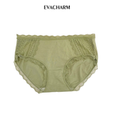  Quần lót Cotton viền ren lưng vừa 