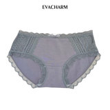  Quần lót Cotton viền ren lưng vừa 