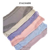  Quần lót Cotton viền ren lưng vừa 