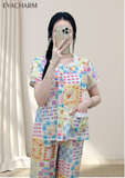  Bộ mặc nhà tay ngắn quần dài Kate Cotton 