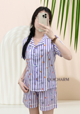  Bộ kate mặc nhà Pijama quần đùi tay ngắn 