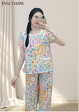  Bộ mặc nhà tay ngắn quần dài Kate Cotton 