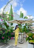  Bộ lụa tơ tằm mặc nhà tay ngắn quần dài 
