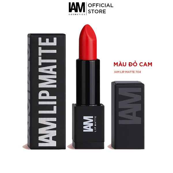  Son thỏi IAM LIP MATTE - Màu Đỏ Cam - SCARLETTA 705 