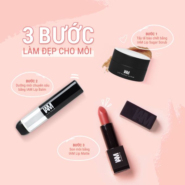  Son thỏi IAM LIP MATTE - Màu Đỏ Rượu Vang - MERLOT 713 