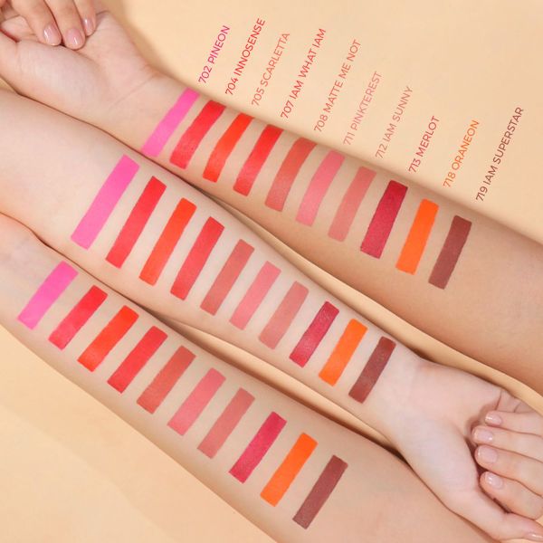  Son thỏi IAM LIP MATTE - Màu Hồng Neon - PINEON 702 