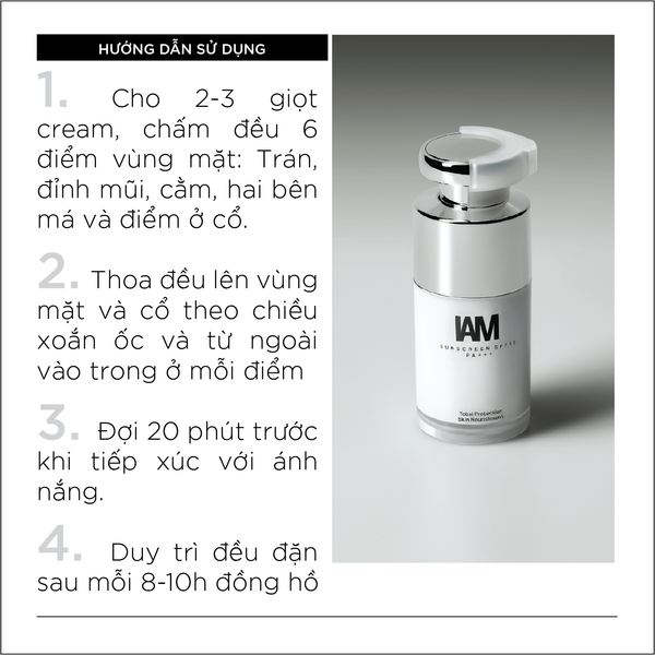  Kem chống nắng cho da dầu - IAM Sunscreen SPF50 PA+++ 