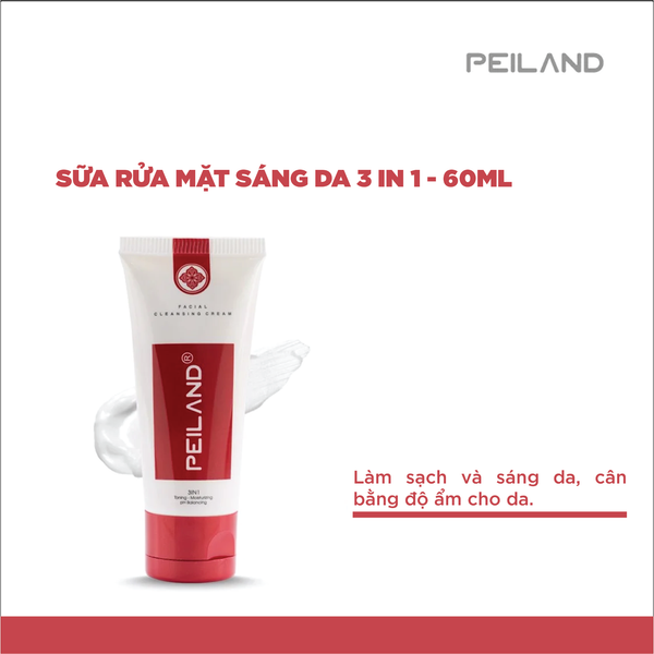  Sữa rửa mặt sáng da 3 in 1 60ml (da thường và da hỗn hợp) 