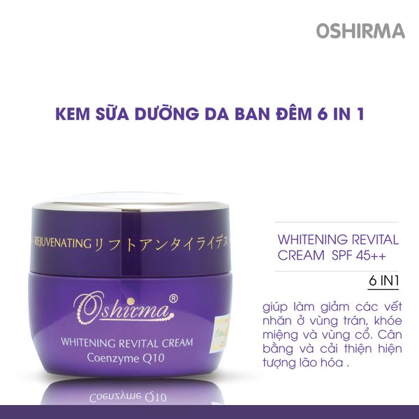  Kem sữa dưỡng da ban đêm 6 in 1 25g 