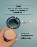  Phấn nén siêu mịn chống nắng SPF 15 màu xanh 15g 
