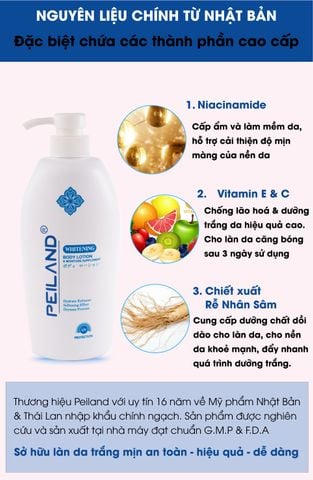  Sữa dưỡng thể sáng da trung cấp 550ml 