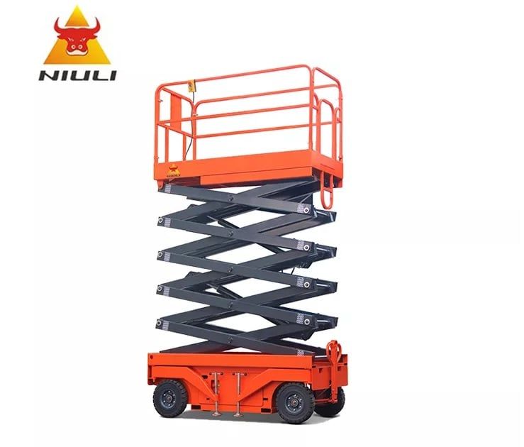 Thang nâng cắt kéo GTJY  tải trọng 450kg nâng cao tới 14M