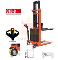 Xe nâng điện đi bộ lái 1 tấn nâng cao 1.6-3m CTDC10