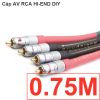 Cáp Audio RCA Hi-end jack AV Nakamichi cáp Furutech 0.75M 1M 1.5M 2M (2 sợi)