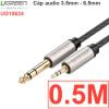 Cáp âm thanh audio 3.5mm sang 6.5mm Ugreen 0.5M 1M 1.5M 2M 3M 5M 8M 10M