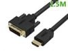 Cáp HDMI to DVI 24+1 UNITEK 1M-15M hỗ trợ full HD 1920*1080P, Cáp HDMI phụ kiện điện tử