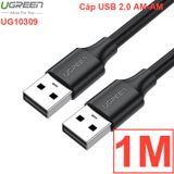  Cáp USB 2.0 male to male 0.25M 0.5M 1M 1.5M 2M 3M UGREEN 