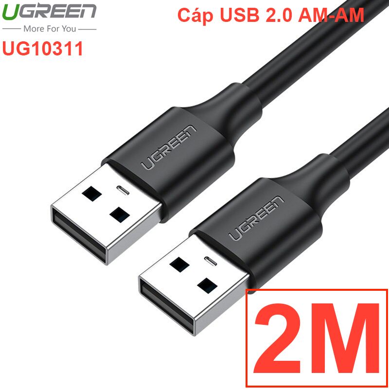  Cáp USB 2.0 male to male 0.25M 0.5M 1M 1.5M 2M 3M UGREEN 