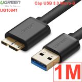  Cáp USB 3.0 AM sang Micro BM cho Ổ cứng di động Ugreen 0.5M 1M 1.5M 