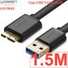 Cáp USB 3.0 AM sang Micro BM cho Ổ cứng di động Ugreen 0.5M 1M 1.5M