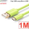 Cáp sạc Điện thoại Smartphone máy tính bảng USB AM sang Micro USB 0.5M 1 mét Ugreen