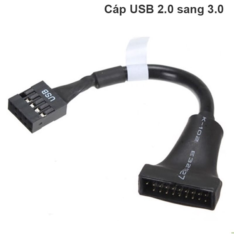 Cáp chuyển USB 3.0 20 pin đực ra USB 2.0 9pin cái 15Cm
