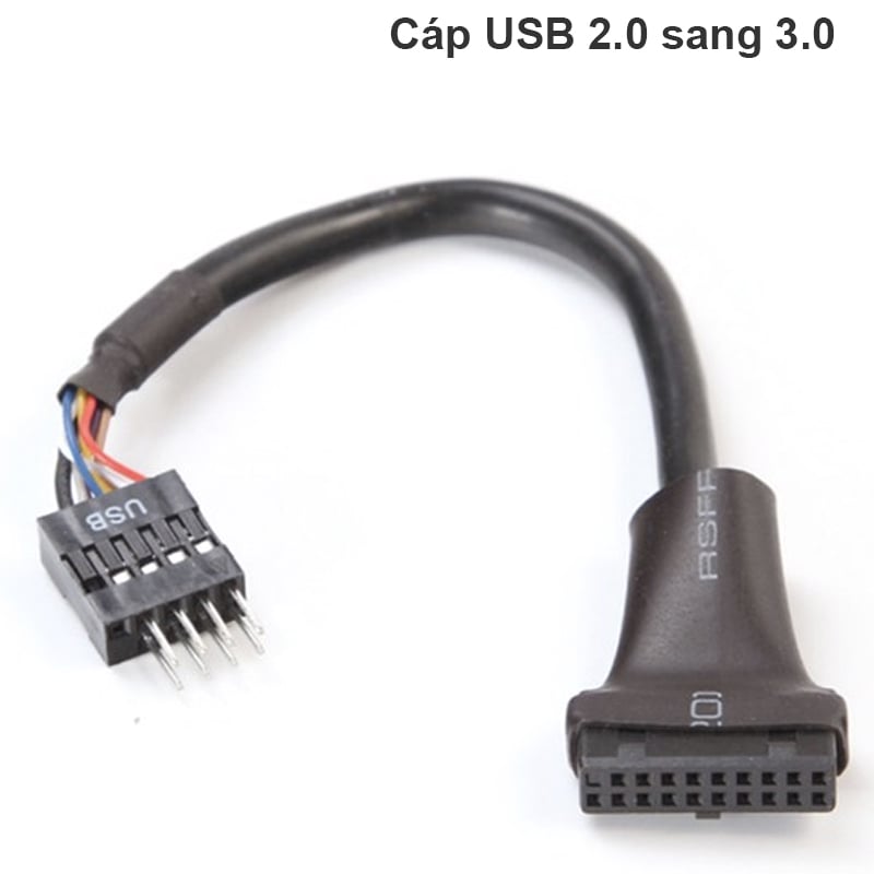 Cáp chuyển USB 3.0 20 pin cái ra USB 2.0 9pin đực 15Cm