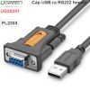 Cáp USB ra RS232 female 1.5 mét UGREEN 20201