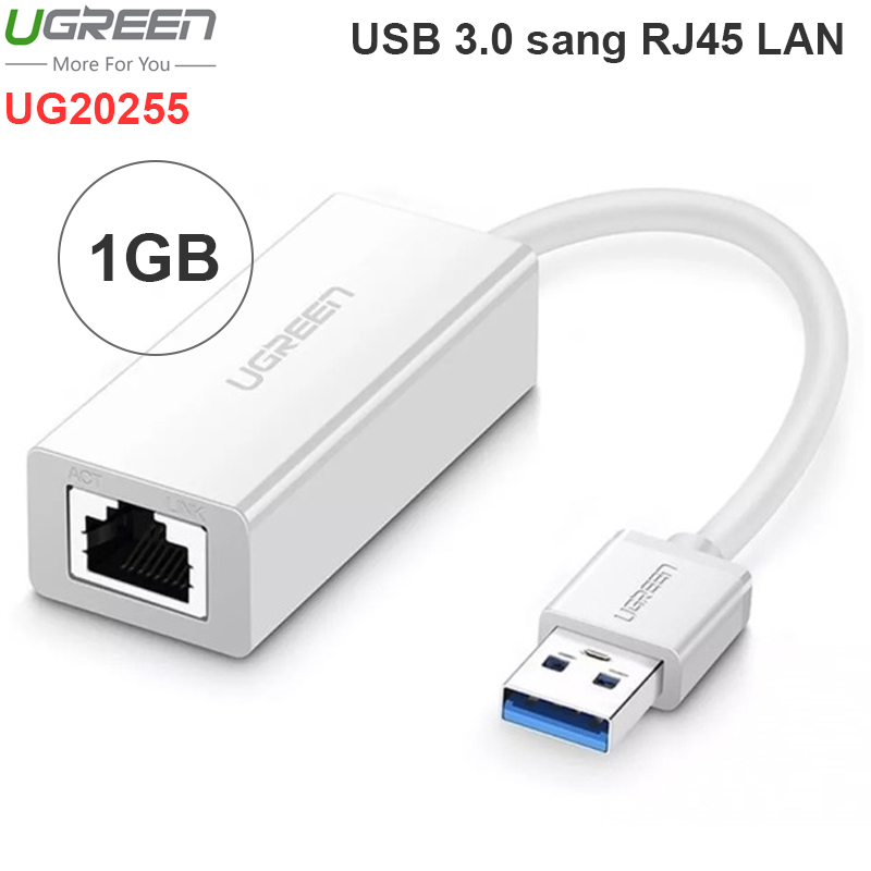 USB 3.0 sang LAN RJ45 Gigabit Ugreen Ugreen 20255