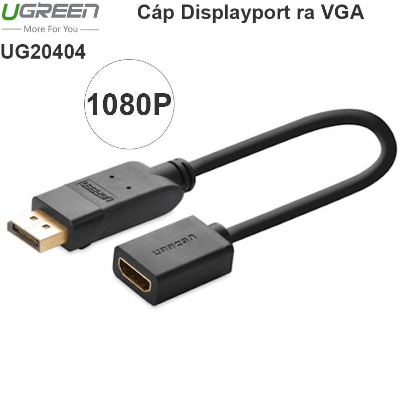 Displayport to HDMI Female 20cm Ugreen 20404