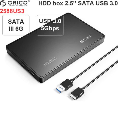 HDD box hộp đựng ổ cứng 2.5 SATA USB 3.0 ORICO 2588US3