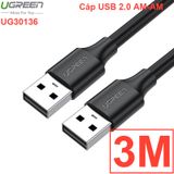  Cáp USB 2.0 male to male 0.25M 0.5M 1M 1.5M 2M 3M UGREEN 