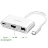 USB-C sang HDMI 4K30Hz1 port USB 3.0 1 port USB type-C power Ugreen 30377