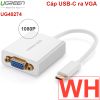 USB-C ra VGA 1080P 15Cm Ugreen 20586