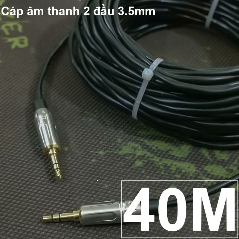  Cáp audio 2 đầu 3.5mm AUX Coraon jack 3.5mm LCS3G cáp NC-2B2AT 10M 15M 20M 25M 30M 40M 50M 