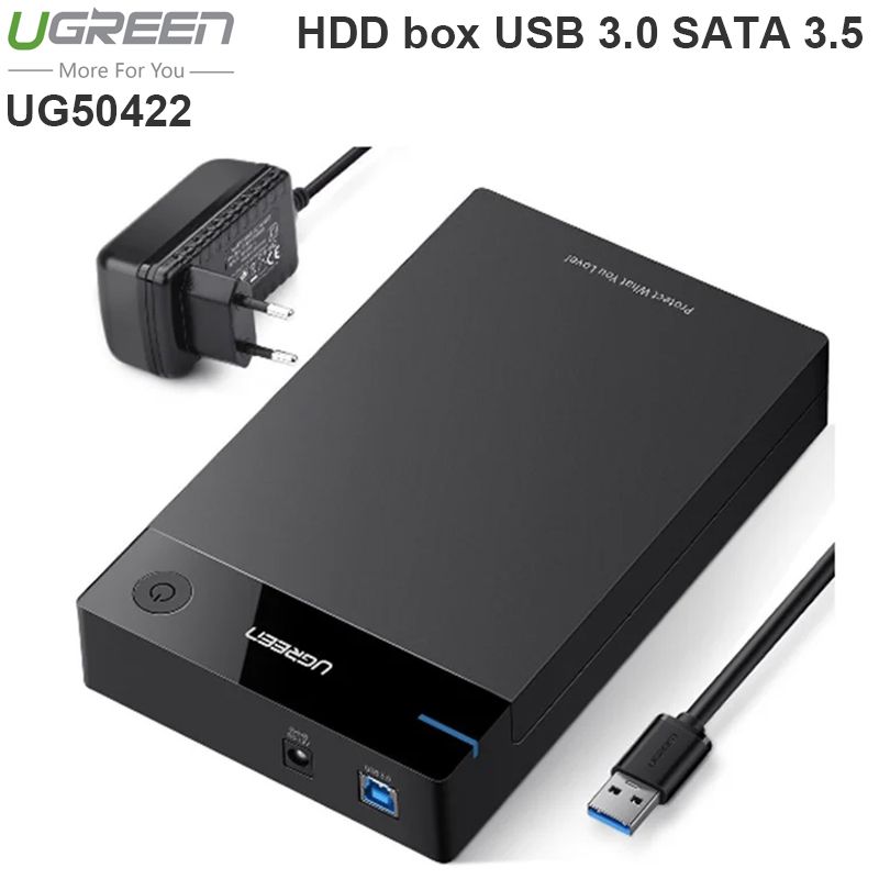 HDD box SATA III USB 3.0 dùng cho ổ cứng 2.5 và 3.5 inches UGREEN 5042