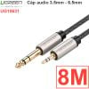 Cáp âm thanh audio 3.5mm sang 6.5mm Ugreen 0.5M 1M 1.5M 2M 3M 5M 8M 10M