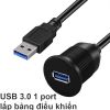 Cáp nối dài USB 3.0 1 mét lắp bảng điều khiển 1 cổng - USB 3.0 Flush Mount Cable 1 port