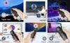 Bút chỉ laser đèn xanh chiếu lên màn hình tivi LED kiêm chuột bay Norwii N86S