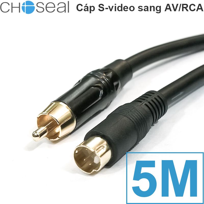  Cáp S-video ra AV RCA 1.5M  3M 5M 10M 15M Choseal 