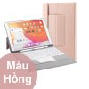 Bàn phím bluetooth bao da kèm rê chuột  iPad 10.2 10.5 gen 7 gen 8 BOW W102T (đen, hồng, xanh)