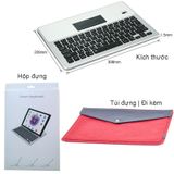  Bàn phím bluetooth rời có đèn LED cho Smartphone Tablet 4 đến 15'' kèm túi da đựng BOW BL-2088 