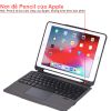 Bàn phím không dây bluetooth touchpad kèm bao da cho iPad 9.7 BOW T205