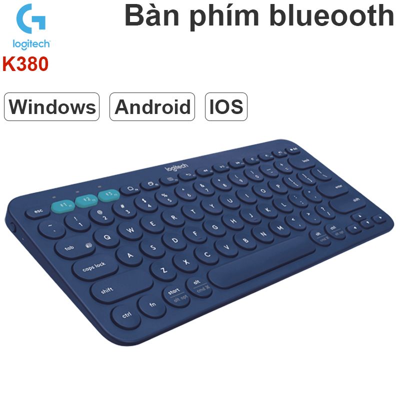  Bàn phím bluetooth không dây cho Smartphone Máy tính bảng Laptop Logitech K380 