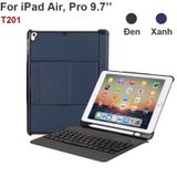  Bàn phím bao da Bluetooth cho iPad Air Air 2 Pro 9.7 gen 6 New iPad 2018 BOW T201 