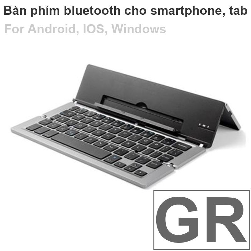  Bàn phím Bluetooth dạng gập cho iPhone iPad Android OS Window 