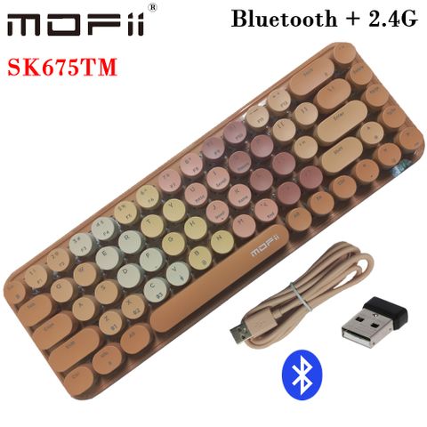 Bàn phím cơ không dây có bluetooth SK675TM 5 trong 1 chính hãng Mofii
