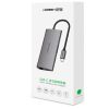 USB-C 8 trong 1 USB 3.0 3 port VGA RJ45 TF SD USB type-C PD Ugreen 50539